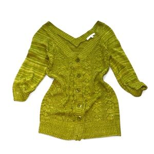 Vintage Charolette Russe Green Sweater